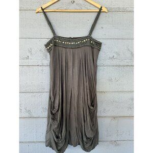 Mint Velvet Metal Beaded Embellished Mini Dress M